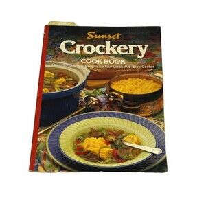 Vintage Crockery Cookbook Paperback by Sunset Books